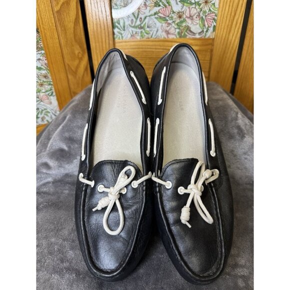 COLE HAAN Zero Grand Nantucket Camp Driver Moccasins Leather Loafer Shoes 10B - Picture 4 of 10